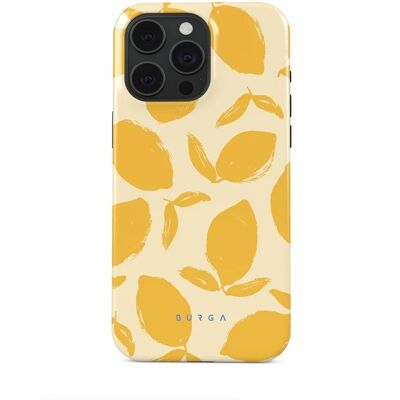 Burga Tough Backcover MagSafe voor de Apple iPhone 15 Pro - Lemon Tart Burga Tough Backcover MagSafe voor de Apple iPhone 15 Pro - Lemon Tart