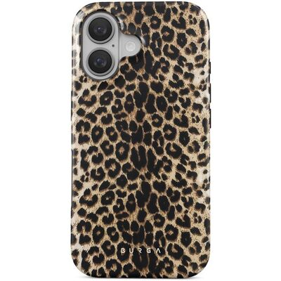 BURGA Leopard iPhone 16 Hoesje - Smartphone Hoes BURGA Leopard iPhone 16 Hoesje - Smartphone Hoes