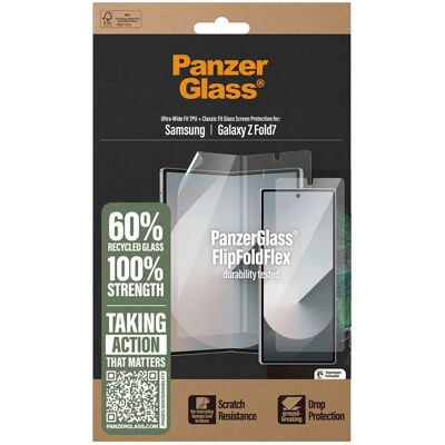PanzerGlass Screenprotector Glass & Film voor de Samsung Galaxy Z Fold 7 PanzerGlass Screenprotector Glass & Film voor de Samsung Galaxy Z Fold 7