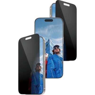 PanzerGlass Ultra Wide Fit FastFit in-a-box Privacy Screenprotector voor de Apple iPhone 17 Pro PanzerGlass Ultra Wide Fit FastFit in-a-box Privacy Screenprotector voor de Apple iPhone 17 Pro