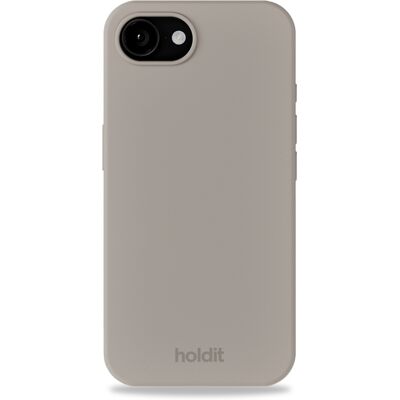 Holdit iPhone 16e Zachte Touch Siliconenhoes - Taupe Holdit iPhone 16e Zachte Touch Siliconenhoes - Taupe