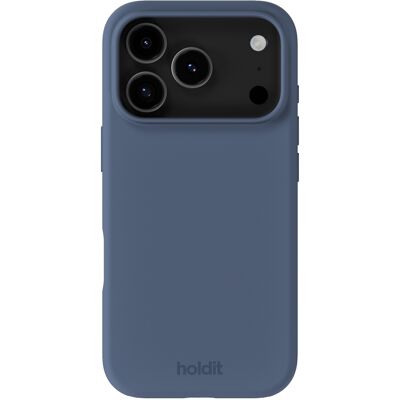 Holdit Silicone Case voor de Apple iPhone 17 Pro - Pacific Blue Holdit Silicone Case voor de Apple iPhone 17 Pro - Pacific Blue