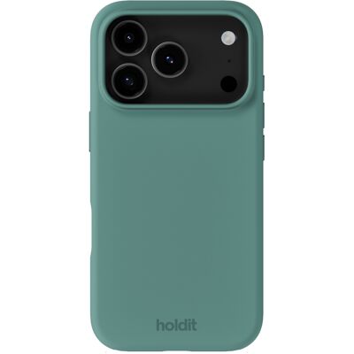 Holdit Silicone Case voor de Apple iPhone 17 Pro - Moss Green Holdit Silicone Case voor de Apple iPhone 17 Pro - Moss Green