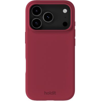 Holdit Silicone Case voor de Apple iPhone 17 Pro - Red Velvet Holdit Silicone Case voor de Apple iPhone 17 Pro - Red Velvet