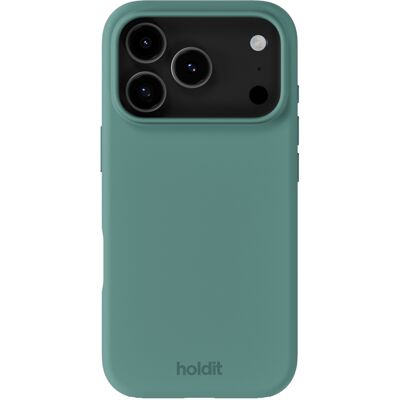 Holdit Silicone Case voor de Apple iPhone 17 Pro Max - Moss Green Holdit Silicone Case voor de Apple iPhone 17 Pro Max - Moss Green