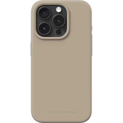 iDeal of Sweden Silicone Case met MagSafe voor de Apple iPhone 15 Pro - Beige iDeal of Sweden Silicone Case met MagSafe voor de Apple iPhone 15 Pro - Beige