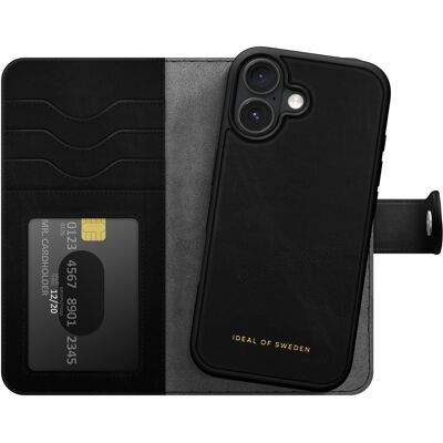 iDeal of Sweden Magnet Wallet+ Bookcase voor de Apple iPhone 16 - Black iDeal of Sweden Magnet Wallet+ Bookcase voor de Apple iPhone 16 - Black