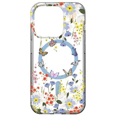 iDeal of Sweden Clear Case MagSafe voor de Apple iPhone 15 Pro - Artistic Garden iDeal of Sweden Clear Case MagSafe voor de Apple iPhone 15 Pro - Artistic Garden