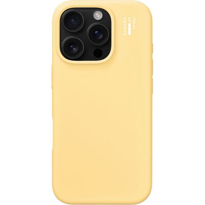 iDeal of Sweden Silicone Case voor de Apple iPhone 16 Pro - Soft Lemon iDeal of Sweden Silicone Case voor de Apple iPhone 16 Pro - Soft Lemon