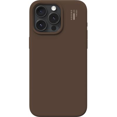 iDeal of Sweden Silicone Case met MagSafe voor de Apple iPhone 15 Pro Max - Mocha Mousse iDeal of Sweden Silicone Case met MagSafe voor de Apple iPhone 15 Pro Max - Mocha Mousse