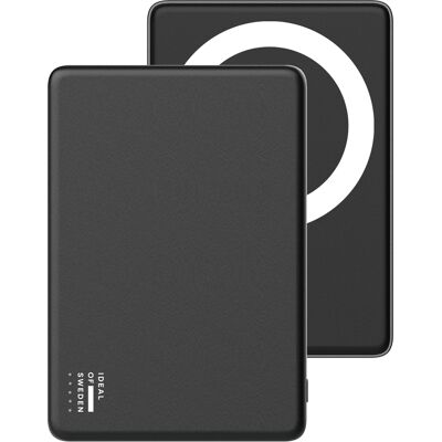 iDeal of Sweden Slim MagSafe Powerbank 5.000 mAh - Draadloze powerbank - Black iDeal of Sweden Slim MagSafe Powerbank 5.000 mAh - Draadloze powerbank - Black