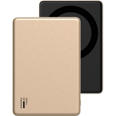 iDeal of Sweden Slim MagSafe Powerbank 5.000 mAh - Draadloze powerbank - Gold iDeal of Sweden Slim MagSafe Powerbank 5.000 mAh - Draadloze powerbank - Gold
