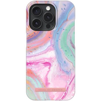 iDeal of Sweden Fashion Backcover voor de Apple iPhone 15 Pro - Pastel Marble iDeal of Sweden Fashion Backcover voor de Apple iPhone 15 Pro - Pastel Marble