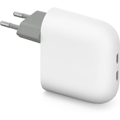 Google Pixel Flex Oplader 2x USB-C 67W - Sneeuw Google Pixel Flex Oplader 2x USB-C 67W - Sneeuw