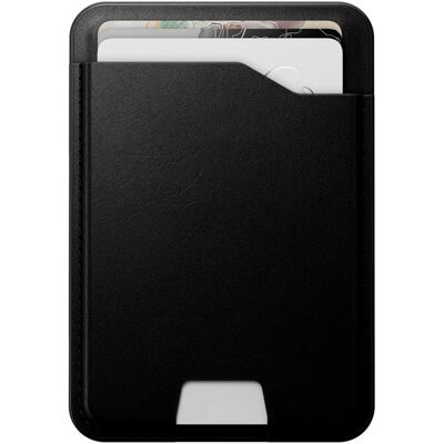 Nomad Leather Mag Wallet met Apple Find My Tracking - Black Nomad Leather Mag Wallet met Apple Find My Tracking - Black