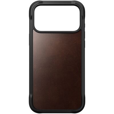 Nomad Rugged Horween Leather Backcover voor de Apple iPhone 17 Pro Max - Rustic Brown Nomad Rugged Horween Leather Backcover voor de Apple iPhone 17 Pro Max - Rustic Brown