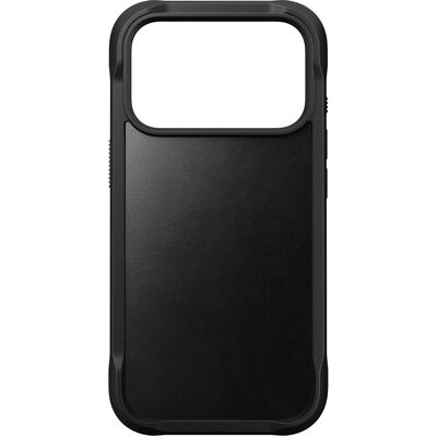 Nomad Rugged Horween Leather Backcover voor de Apple iPhone 17 Pro - Zwart Nomad Rugged Horween Leather Backcover voor de Apple iPhone 17 Pro - Zwart