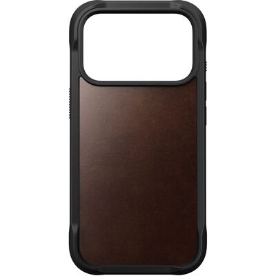 Nomad Rugged Horween Leather Backcover voor de Apple iPhone 17 Pro - Rustic Brown Nomad Rugged Horween Leather Backcover voor de Apple iPhone 17 Pro - Rustic Brown