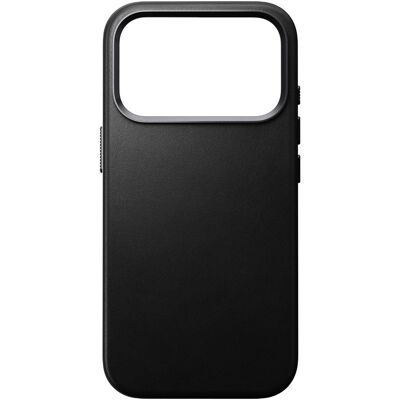 Nomad Traditional Leather Backcover met MagSafe voor de Apple iPhone 17 Pro Max - Zwart Nomad Traditional Leather Backcover met MagSafe voor de Apple iPhone 17 Pro Max - Zwart