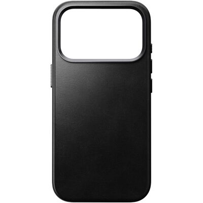 Nomad Traditional Horween Leather Backcover met MagSafe voor de Apple iPhone 17 Pro - Zwart Nomad Traditional Horween Leather Backcover met MagSafe voor de Apple iPhone 17 Pro - Zwart