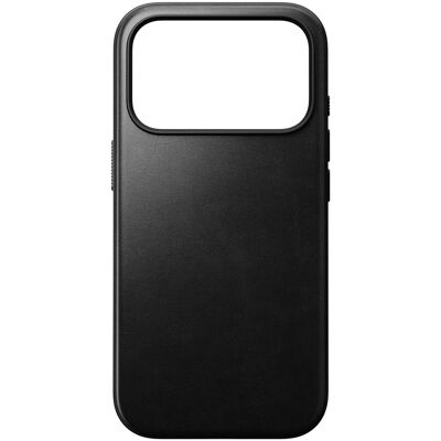 Nomad Modern Horween Leather Case voor de Apple iPhone 17 Pro - Zwart Nomad Modern Horween Leather Case voor de Apple iPhone 17 Pro - Zwart