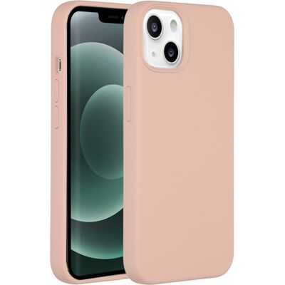 Accezz Liquid Silicone Backcover voor de Apple iPhone 13 Mini - Roze Accezz Liquid Silicone Backcover voor de Apple iPhone 13 Mini - Roze