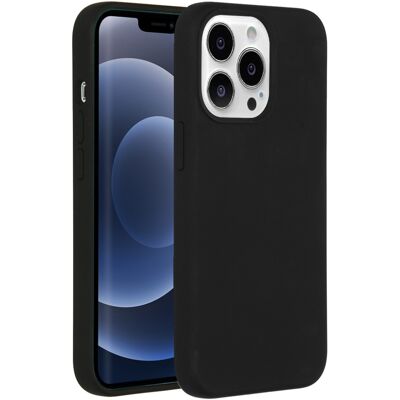 Accezz Liquid Silicone Backcover met MagSafe voor de Apple iPhone 13 Pro - Zwart Accezz Liquid Silicone Backcover met MagSafe voor de Apple iPhone 13 Pro - Zwart