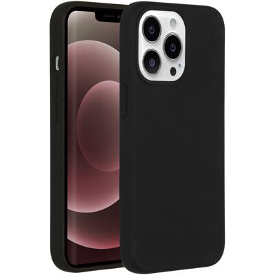 Accezz Liquid Silicone Backcover met MagSafe voor de Apple iPhone 13 Pro Max - Zwart Accezz Liquid Silicone Backcover met MagSafe voor de Apple iPhone 13 Pro Max - Zwart