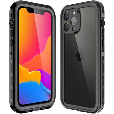 Redpepper Dot Plus Waterproof Backcover voor de Apple iPhone 13 Pro Max - Zwart Redpepper Dot Plus Waterproof Backcover voor de Apple iPhone 13 Pro Max - Zwart