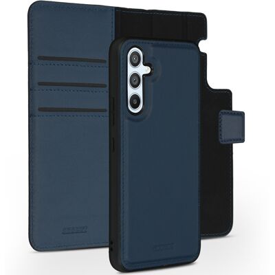 Accezz Premium Leather 2 in 1 Wallet Bookcase voor de Samsung Galaxy A54 (5G) - Donkerblauw Accezz Premium Leather 2 in 1 Wallet Bookcase voor de Samsung Galaxy A54 (5G) - Donkerblauw