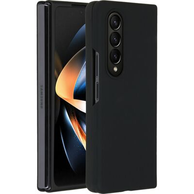 Accezz Liquid Silicone Backcover voor de Samsung Galaxy Z Fold 4 - Zwart Accezz Liquid Silicone Backcover voor de Samsung Galaxy Z Fold 4 - Zwart