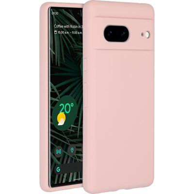 Accezz Liquid Silicone Backcover voor de Google Pixel 7 - Roze Accezz Liquid Silicone Backcover voor de Google Pixel 7 - Roze