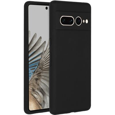Accezz Liquid Silicone Backcover voor de Google Pixel 7 Pro - Zwart Accezz Liquid Silicone Backcover voor de Google Pixel 7 Pro - Zwart