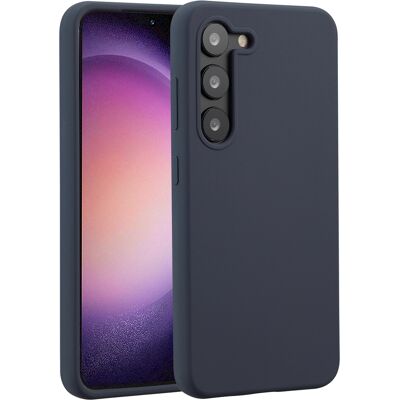 Accezz Liquid Silicone Backcover voor de Samsung Galaxy S23 - Donkerblauw Accezz Liquid Silicone Backcover voor de Samsung Galaxy S23 - Donkerblauw