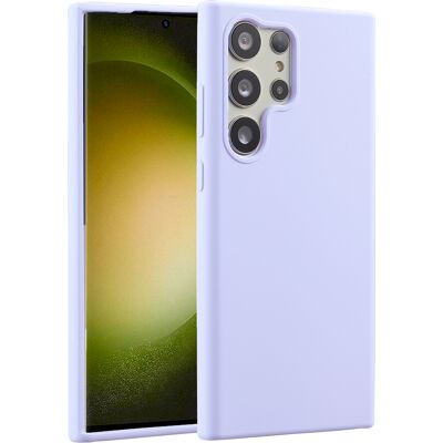 Accezz Liquid Silicone Backcover voor de Samsung Galaxy S23 Ultra - Paars Accezz Liquid Silicone Backcover voor de Samsung Galaxy S23 Ultra - Paars