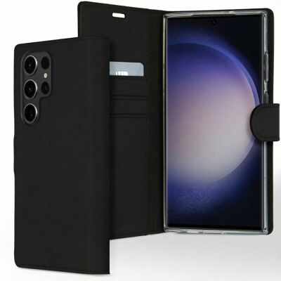 Accezz Wallet Softcase Bookcase voor de Samsung Galaxy S23 Ultra - Zwart Accezz Wallet Softcase Bookcase voor de Samsung Galaxy S23 Ultra - Zwart