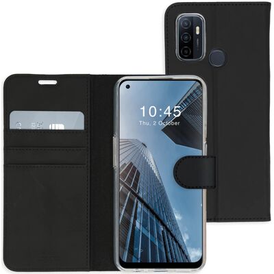 Accezz Wallet Softcase Bookcase voor de Oppo A53 / Oppo A53s - Zwart Accezz Wallet Softcase Bookcase voor de Oppo A53 / Oppo A53s - Zwart