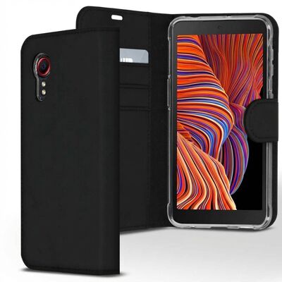 Accezz Wallet Softcase Bookcase voor de Samsung Galaxy Xcover 5 - Zwart Accezz Wallet Softcase Bookcase voor de Samsung Galaxy Xcover 5 - Zwart