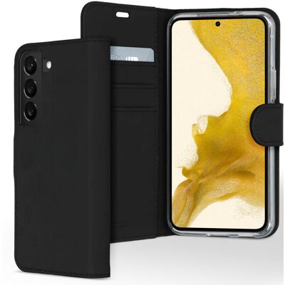 Accezz Wallet Softcase Bookcase voor de Samsung Galaxy S22 - Zwart Accezz Wallet Softcase Bookcase voor de Samsung Galaxy S22 - Zwart
