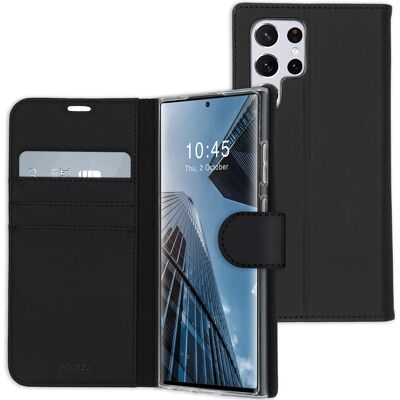 Accezz Wallet Softcase Bookcase voor de Samsung Galaxy S22 Ultra - Zwart Accezz Wallet Softcase Bookcase voor de Samsung Galaxy S22 Ultra - Zwart