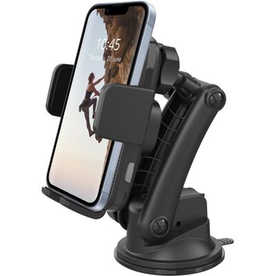 Accezz Telefoonhouder auto - Draadloze oplader - Dashboard en voorruit - Zwart Accezz Telefoonhouder auto - Draadloze oplader - Dashboard en voorruit - Zwart