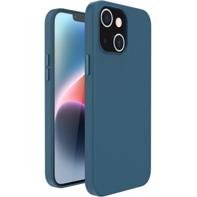 Accezz Leather Backcover met MagSafe voor de Apple iPhone 14 Plus - Donkerblauw Accezz Leather Backcover met MagSafe voor de Apple iPhone 14 Plus - Donkerblauw