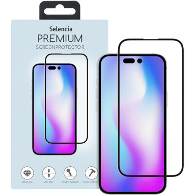 Selencia Gehard Glas Premium Screenprotector voor de Apple iPhone 14 Pro Selencia Gehard Glas Premium Screenprotector voor de Apple iPhone 14 Pro