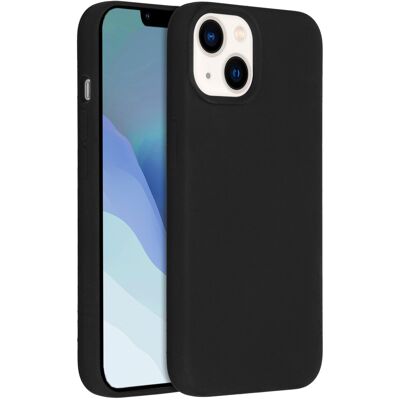 Accezz Liquid Silicone Backcover voor de Apple iPhone 14 / 13 - Zwart Accezz Liquid Silicone Backcover voor de Apple iPhone 14 / 13 - Zwart