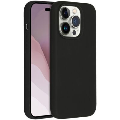 Accezz Liquid Silicone Backcover voor de Apple iPhone 14 Pro - Zwart Accezz Liquid Silicone Backcover voor de Apple iPhone 14 Pro - Zwart