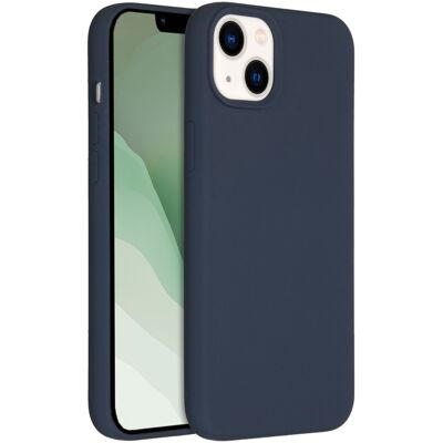 Accezz Liquid Silicone Backcover voor de Apple iPhone 14 Plus - Donkerblauw Accezz Liquid Silicone Backcover voor de Apple iPhone 14 Plus - Donkerblauw