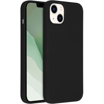 Accezz Liquid Silicone Backcover voor de Apple iPhone 14 Plus - Zwart Accezz Liquid Silicone Backcover voor de Apple iPhone 14 Plus - Zwart