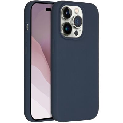 Accezz Liquid Silicone Backcover met MagSafe voor de Apple iPhone 14 Pro - Donkerblauw Accezz Liquid Silicone Backcover met MagSafe voor de Apple iPhone 14 Pro - Donkerblauw