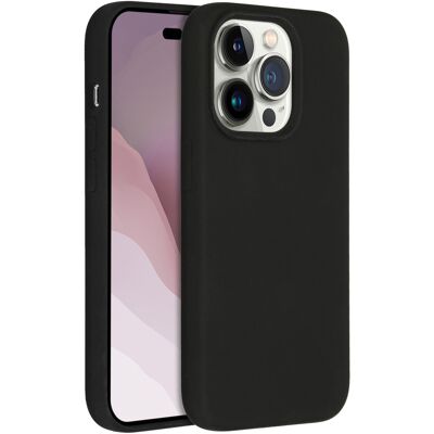 Accezz Liquid Silicone Backcover met MagSafe voor de Apple iPhone 14 Pro - Zwart Accezz Liquid Silicone Backcover met MagSafe voor de Apple iPhone 14 Pro - Zwart