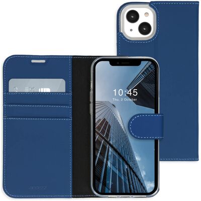 Accezz Wallet Softcase Bookcase voor de Apple iPhone 14 Plus - Donkerblauw Accezz Wallet Softcase Bookcase voor de Apple iPhone 14 Plus - Donkerblauw